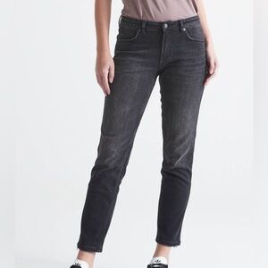 Duer Du/er Performance Denim Girlfriend Jeans - Vintage Black - Size 26 x 31